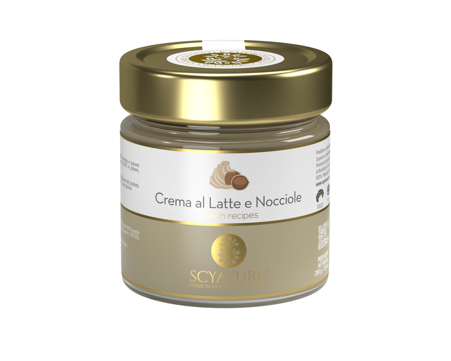 Crema al latte e nocciole 200gr