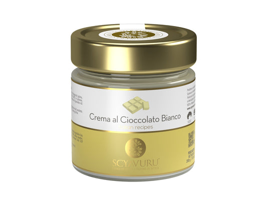 Crema al cioccolato bianco 200gr